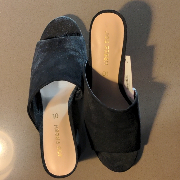 Block Heel Mules - Picture 3 of 5